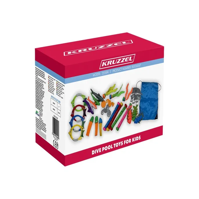 Torpedy w kształcie rekinów z widocznym oznaczeniem punktów