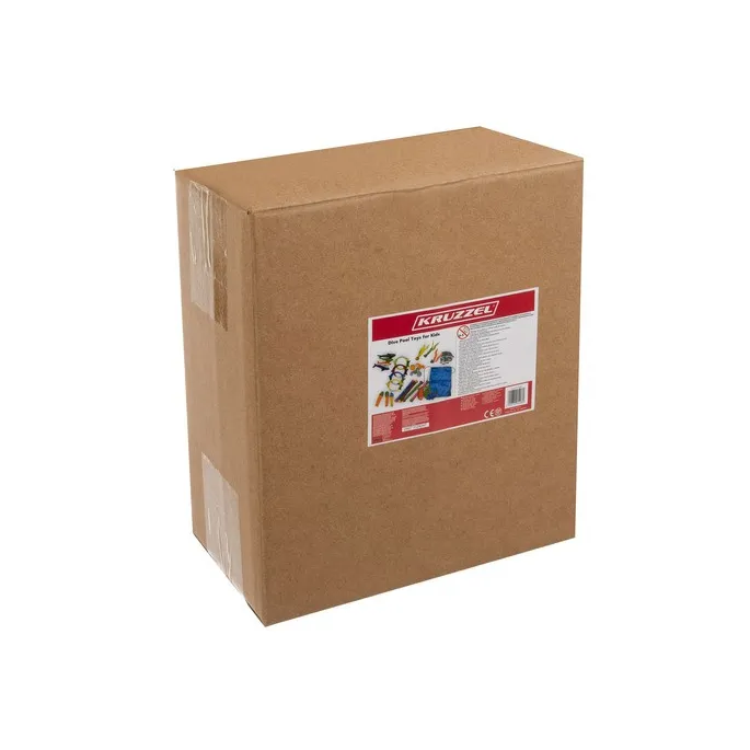 Rywalizacja dzieci w zbieraniu rybek podczas zabawy w basenie