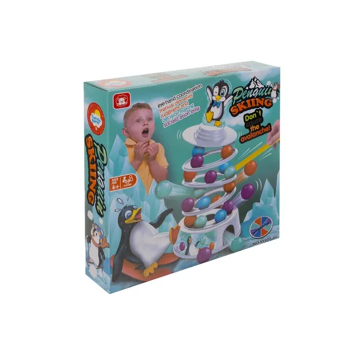 Zestaw do budowy wieży z kopułą z pingwinem na szczycie