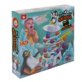 Zestaw do budowy wieży z kopułą z pingwinem na szczycie