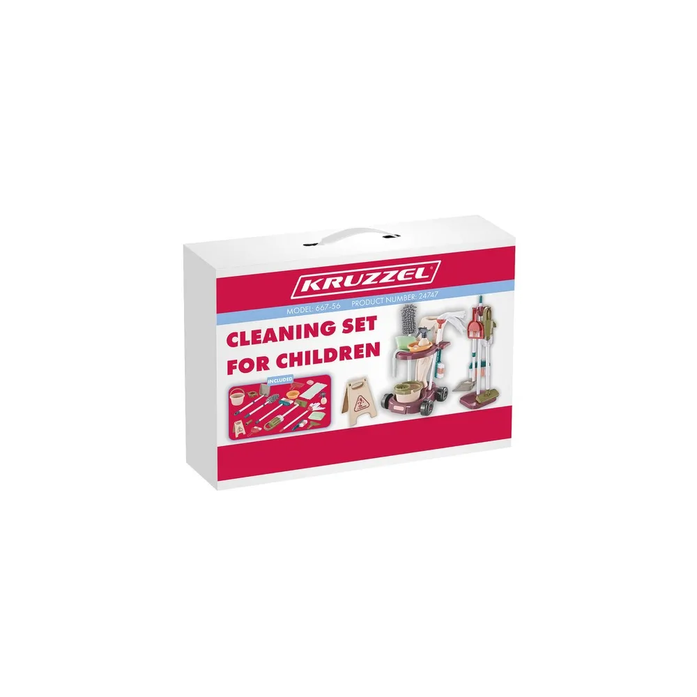 zbliżenie na odkurzacz z wymienną końcówką w zestawie dziecięcym