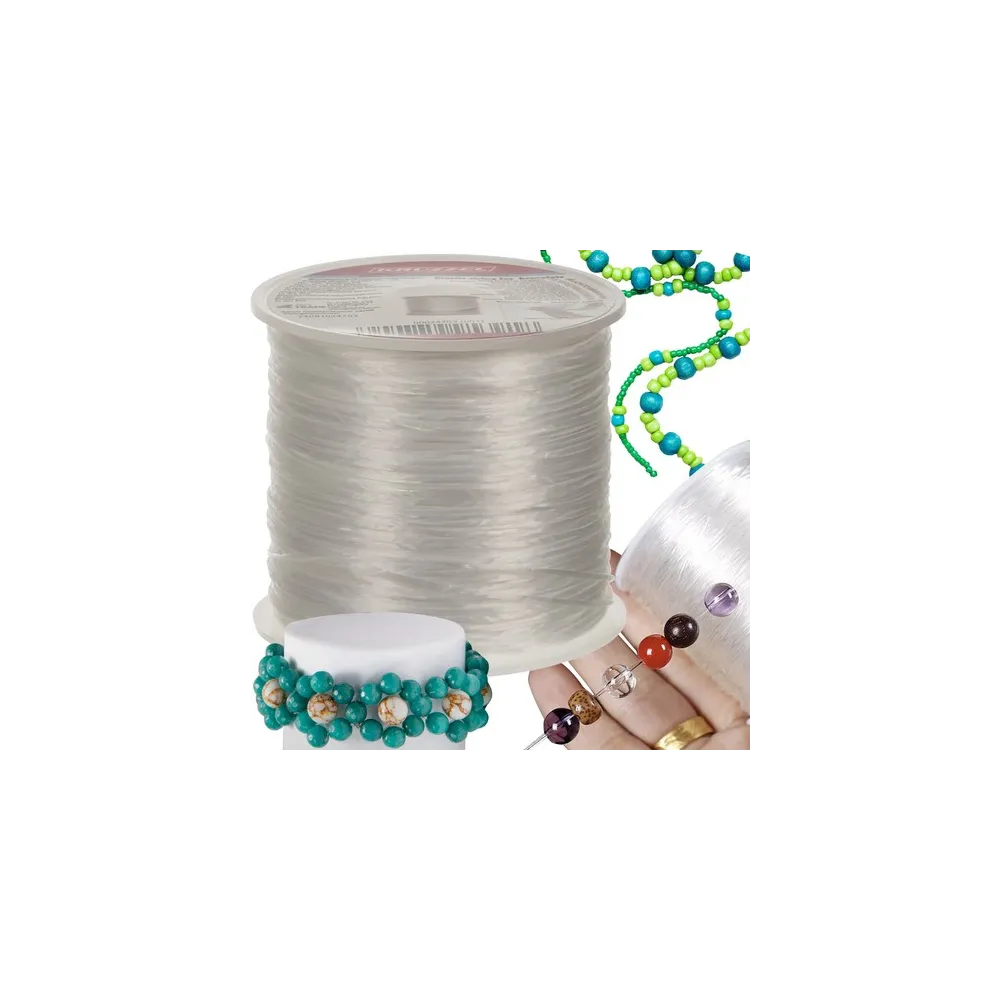 gumka do robienia bransoletek 40m na białej szpulce