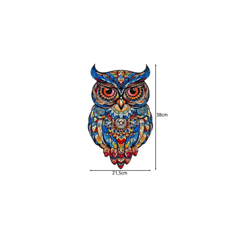 puzzle Kruzzel 24551 z motywem ptaka na białym tle