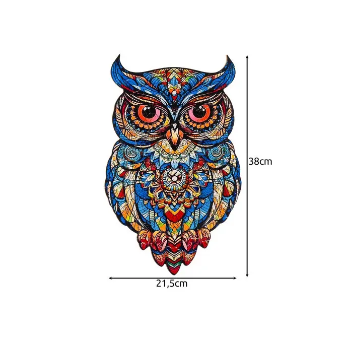 puzzle Kruzzel 24551 z motywem ptaka na białym tle