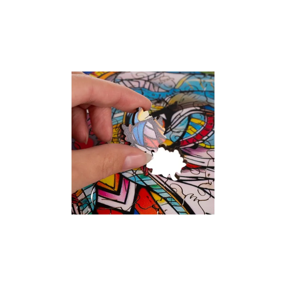 opakowanie układanki drewnianej kruzzel 24552 z barwną grafiką