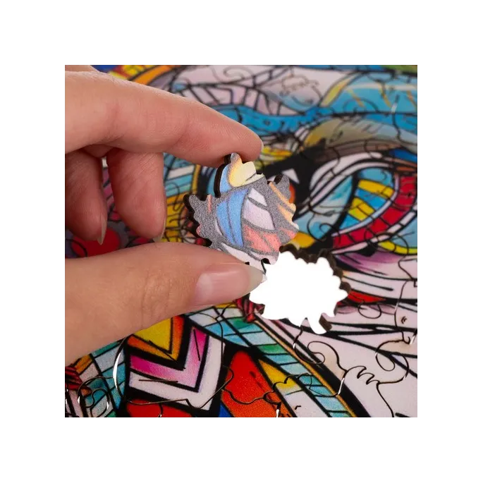 opakowanie układanki drewnianej kruzzel 24552 z barwną grafiką