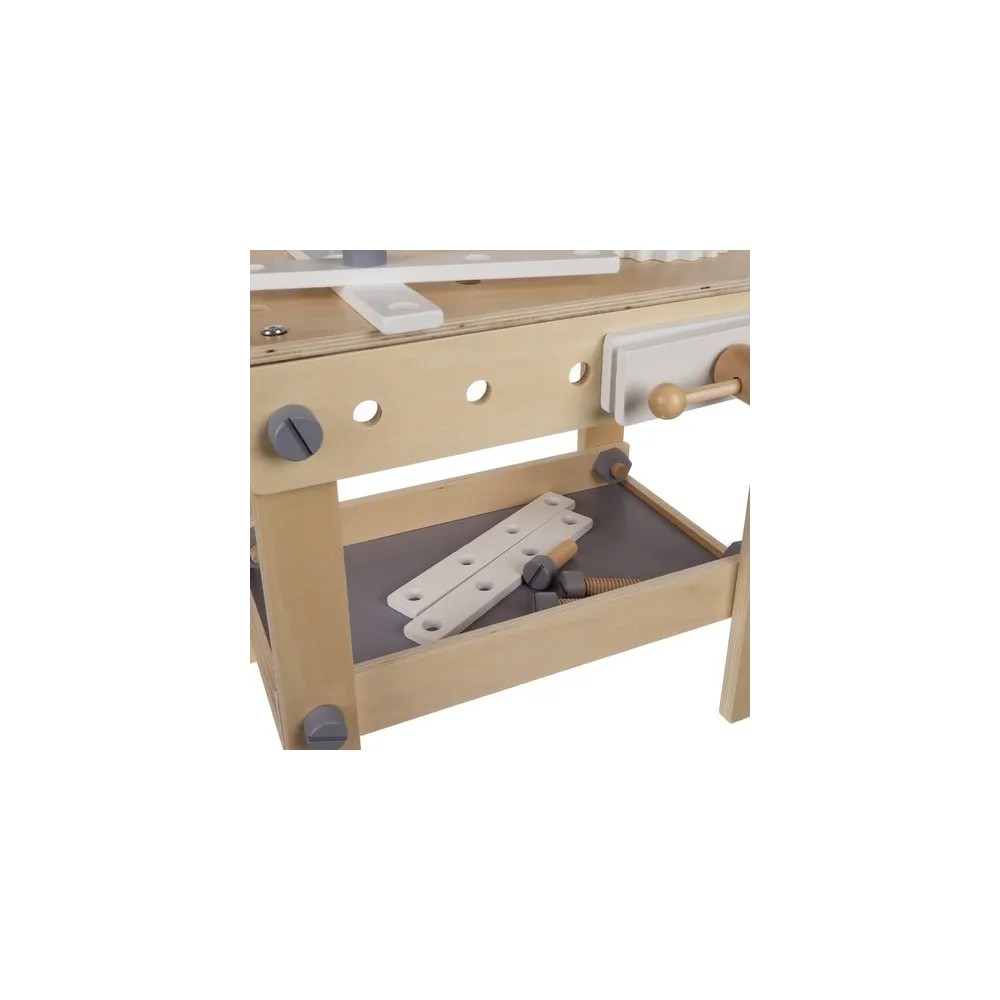 Komplet deseczek z otworami i elementami montażowymi do zabawy