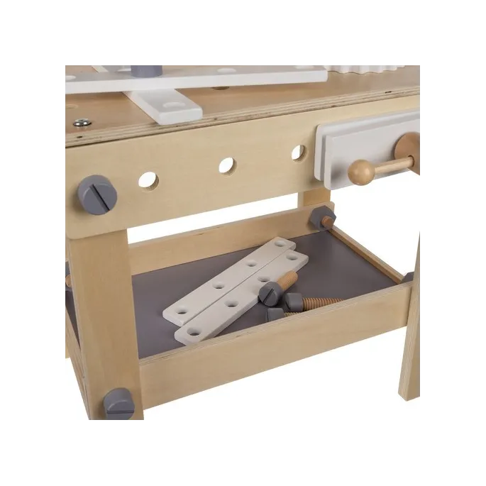 Komplet deseczek z otworami i elementami montażowymi do zabawy