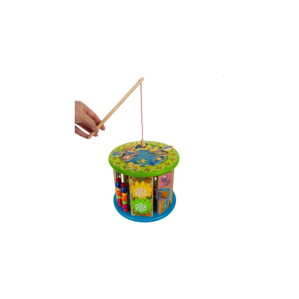 kostka Kruzzel 24670 z obracanymi klockami i sorterem kształtów