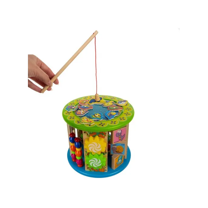 kostka Kruzzel 24670 z obracanymi klockami i sorterem kształtów