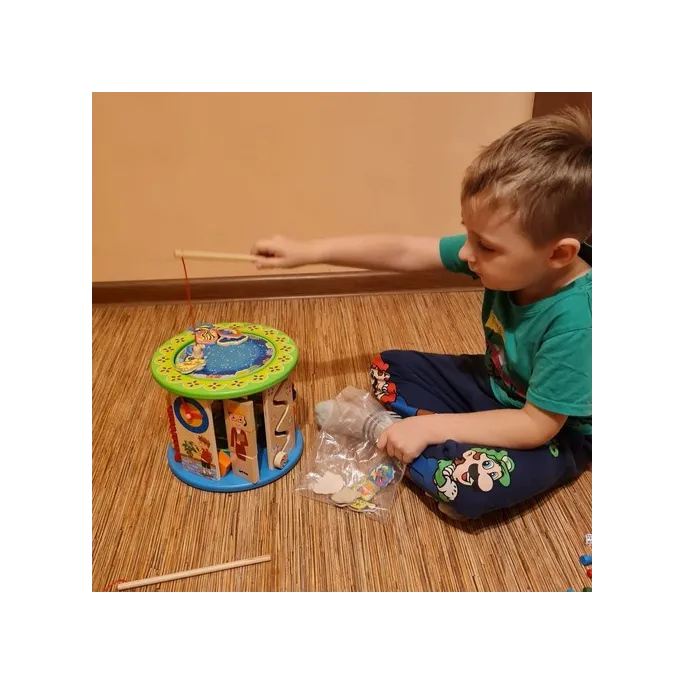 kolorowe opakowanie z rączką dla kostki edukacyjnej Kruzzel 24670