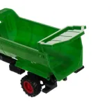 zabawkowy traktor rc kruzzel 24850 w trakcie użytkowania na podłodze