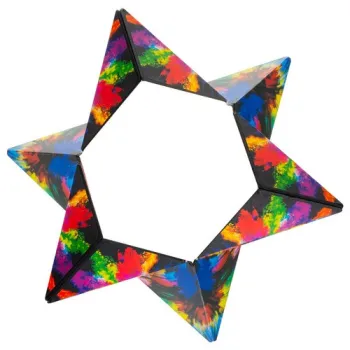 Antystresowa kostka ułożona w figurę geometryczną