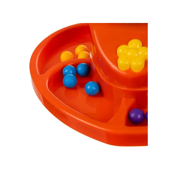 Komponenty gry – piłeczki, pęsety i stonoga