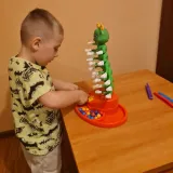 Zaokrąglone, bezpieczne elementy gry zręcznościowej dla dzieci