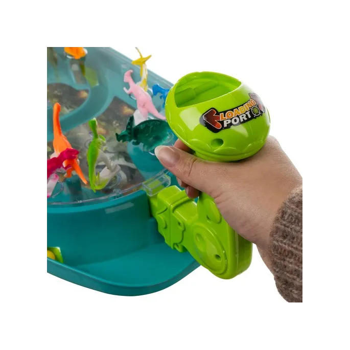 kolorowe pudełko z motywem dinozaurów dla gry zręcznościowej