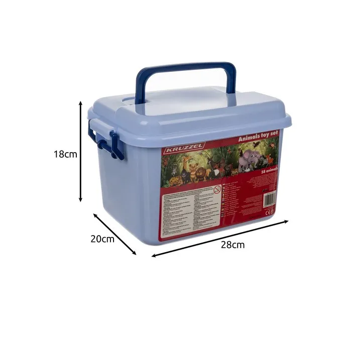 zbliżenie na figurkę lwa z zestawu kruzzel 24816