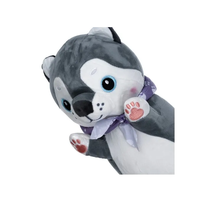 pluszowy pies 70 cm kruzzel prezentacja miękkiego wypełnienia