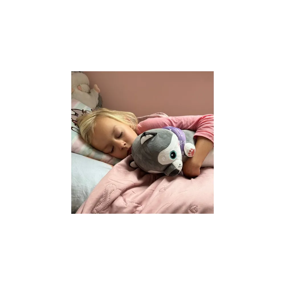 maskotka pies kruzzel widok na głowę i łapy maskotki