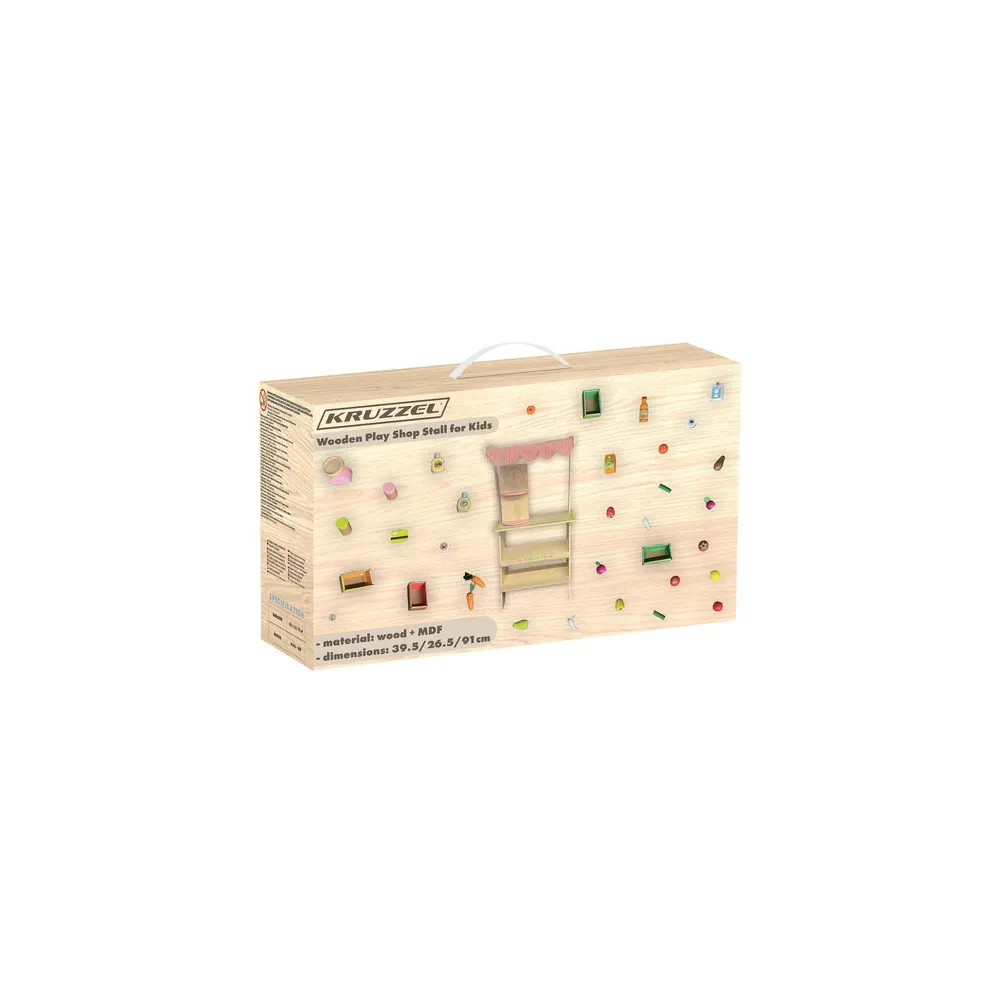 zestaw do zabawy w sklep z kasą, wagą i tablicą obrotową