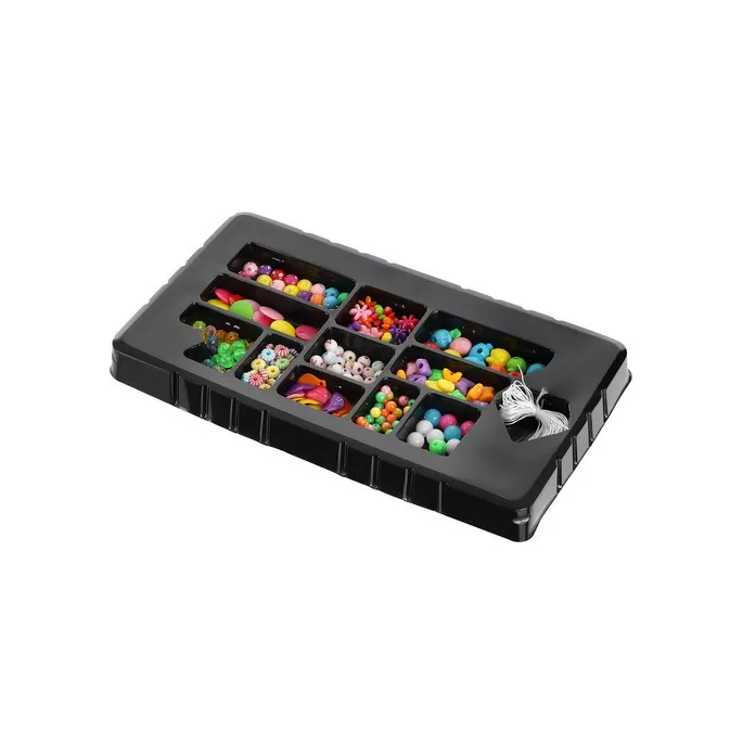 praktyczna wytłoczka z koralikami w różnych kształtach