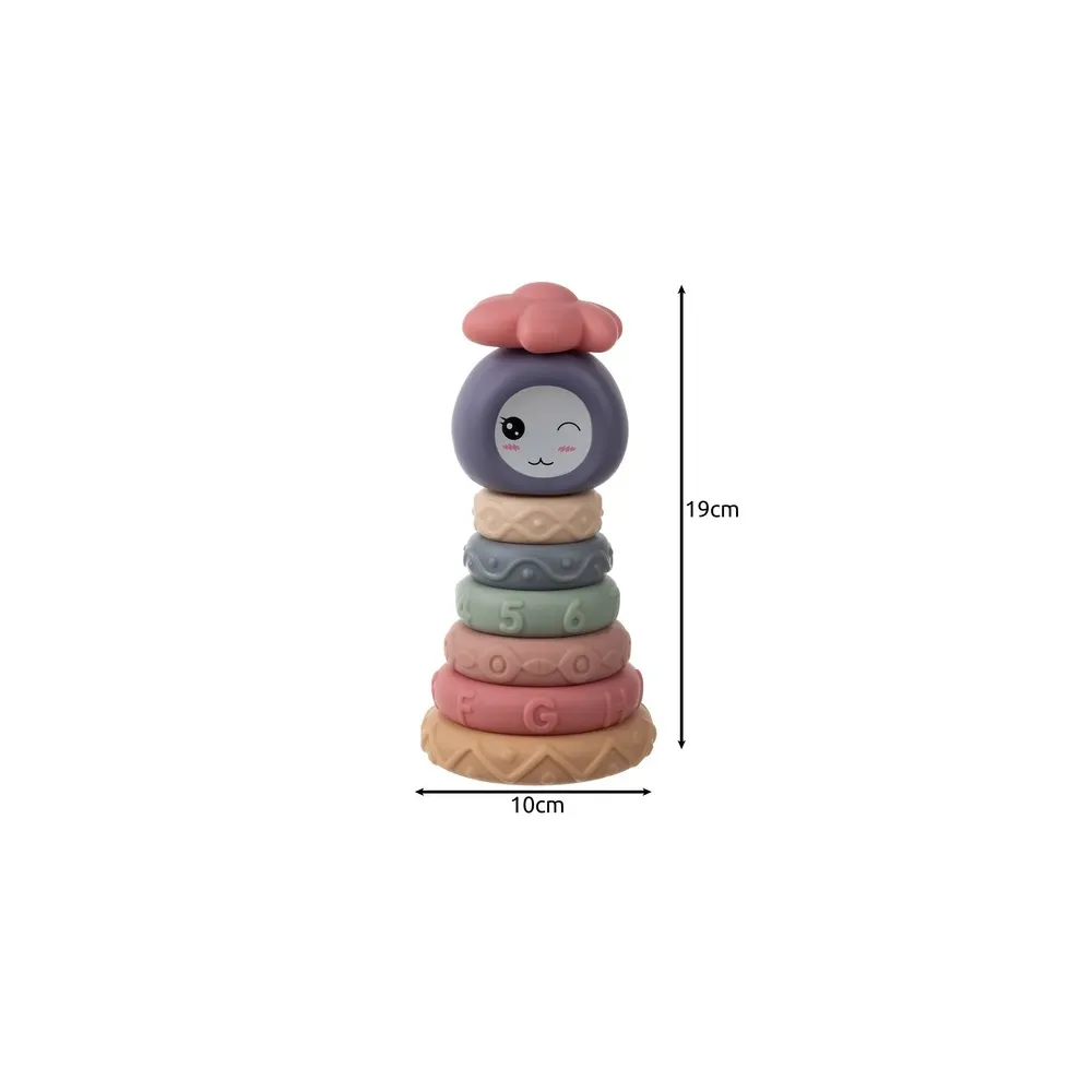 Zbliżenie na różnorodne faktury klocków sensorycznych Kruzzel 25116