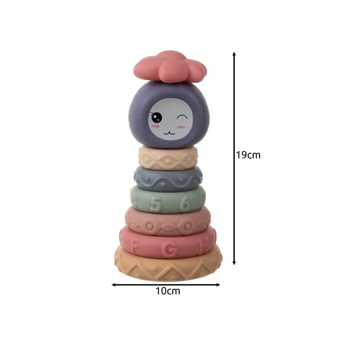 Zbliżenie na różnorodne faktury klocków sensorycznych Kruzzel 25116