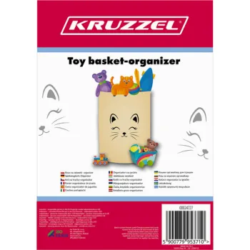 Kosz na zabawki- organizer 42L Kruzzel 24727