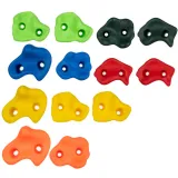 przykładowe ułożenie kamieni wspinaczkowych na placu zabaw