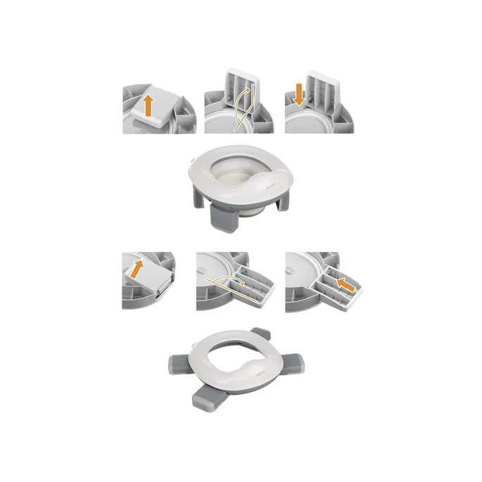 Nocnik jako nakładka na sedes w łazience