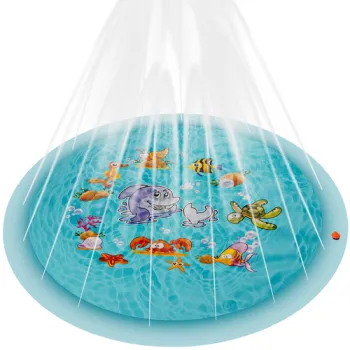 widok maty wodnej kompletnie napełnionej wodą