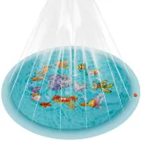 widok maty wodnej kompletnie napełnionej wodą