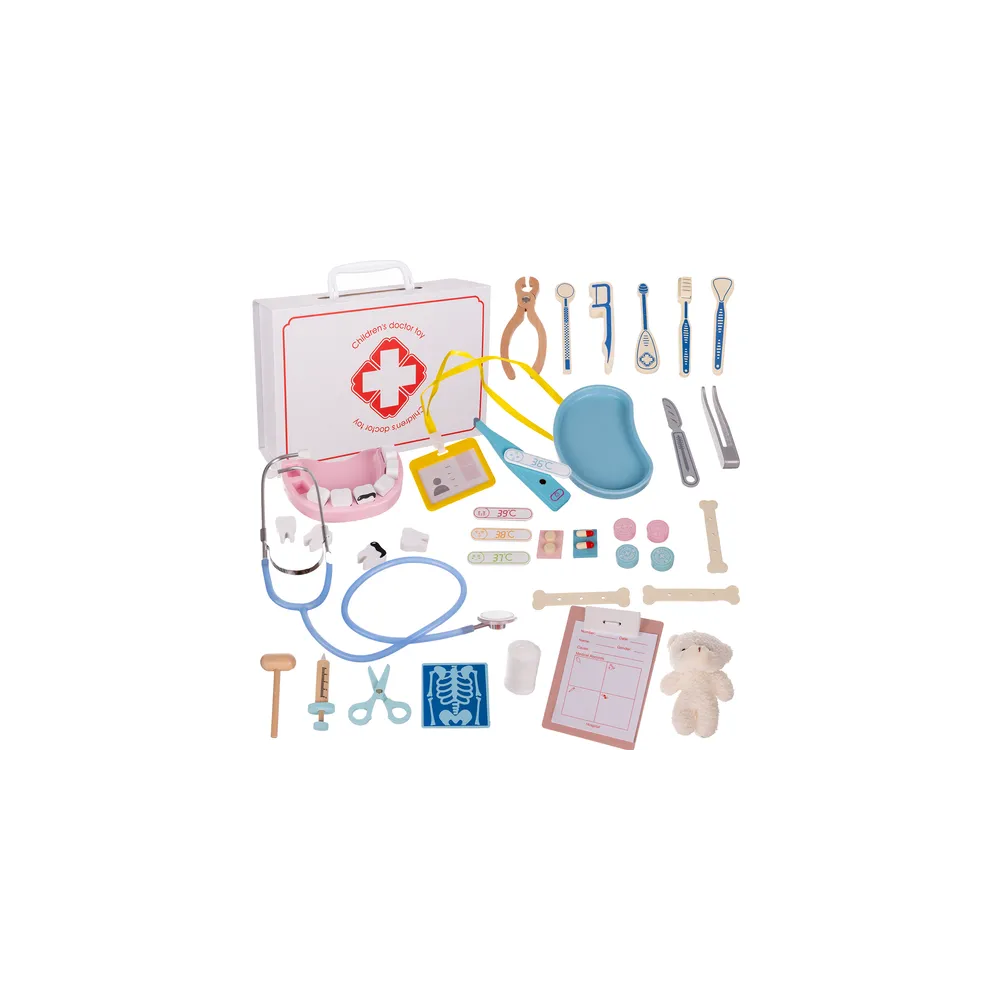 Akcesoria lekarskie i dentystyczne dla dzieci z zestawu Kruzzel 25115