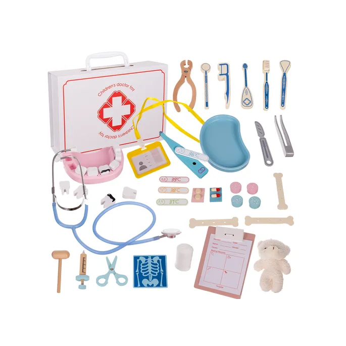 Akcesoria lekarskie i dentystyczne dla dzieci z zestawu Kruzzel 25115