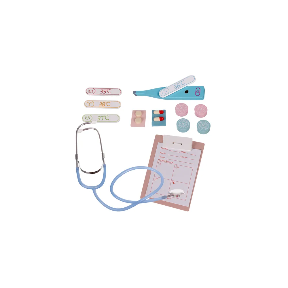 Maskotka miś jako element zabawy w leczenie z zestawem Kruzzel 25115