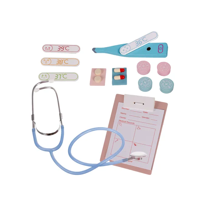 Maskotka miś jako element zabawy w leczenie z zestawem Kruzzel 25115