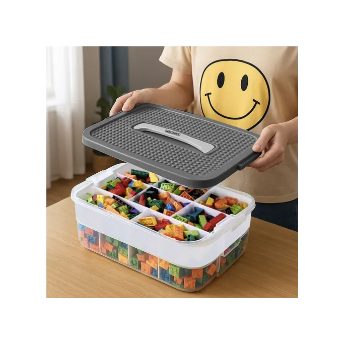 Pudełko Kruzzel z uchwytem do wygodnego przenoszenia podczas zabawy