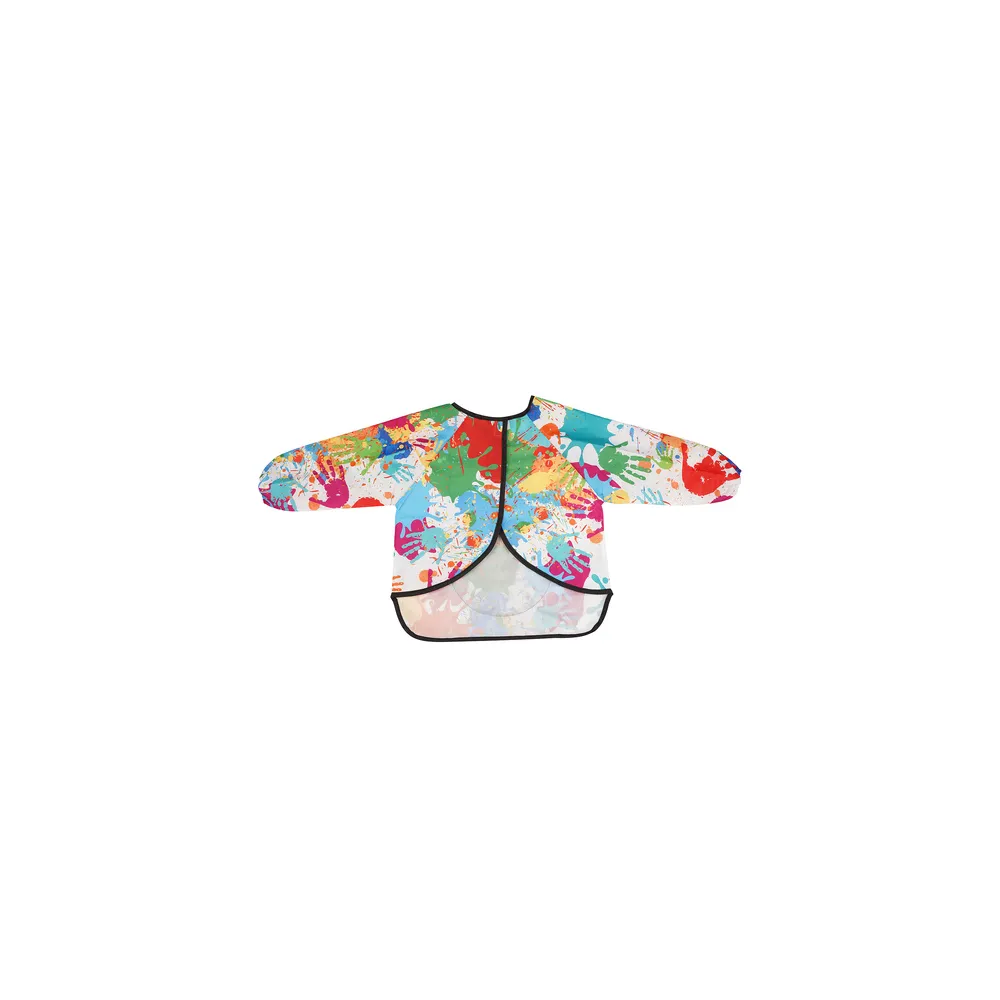 Fartuch ochronny dla dzieci z długimi rękawami i elastycznymi mankietami