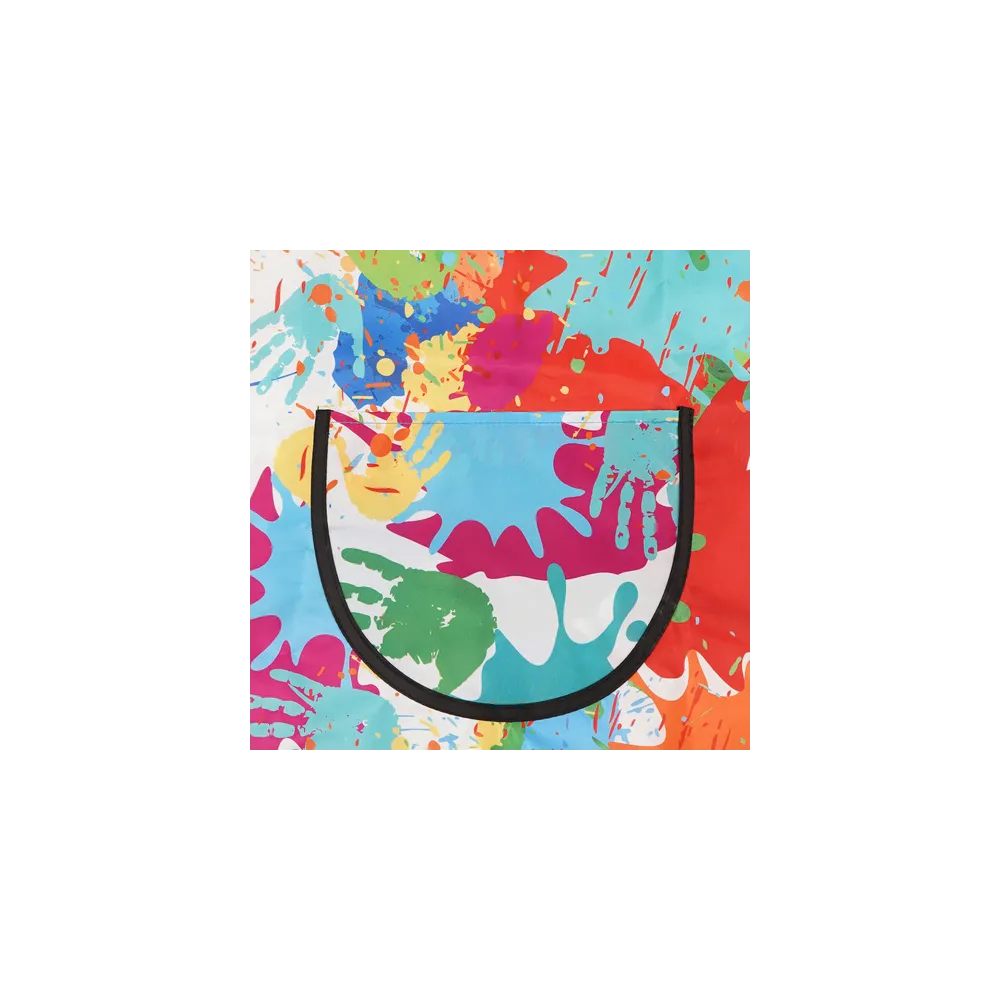 Zapięcie na rzep z tyłu fartucha pozwalające na łatwe zakładanie