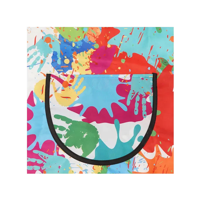 Zapięcie na rzep z tyłu fartucha pozwalające na łatwe zakładanie