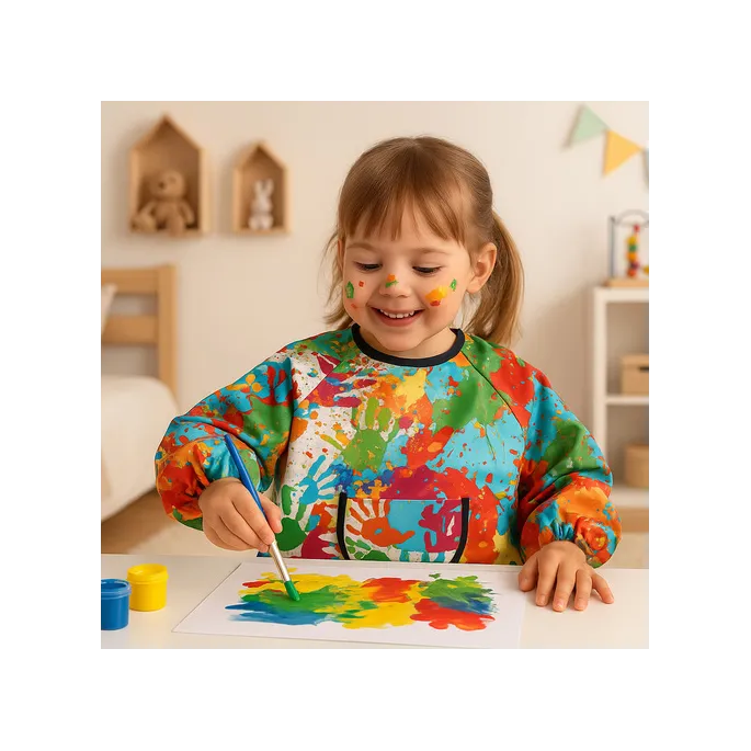 Fartuch ochronny Kruzzel lekki, łatwy do czyszczenia po zabawie