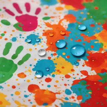 Fartuch ochronny dla dzieci w żywych kolorach zachęcających do zabawy