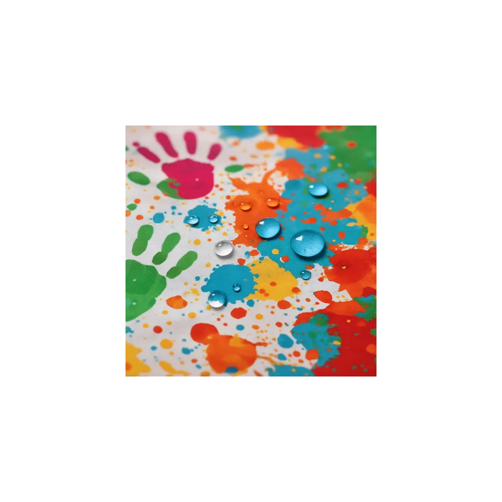 Fartuch ochronny dla dzieci w żywych kolorach zachęcających do zabawy