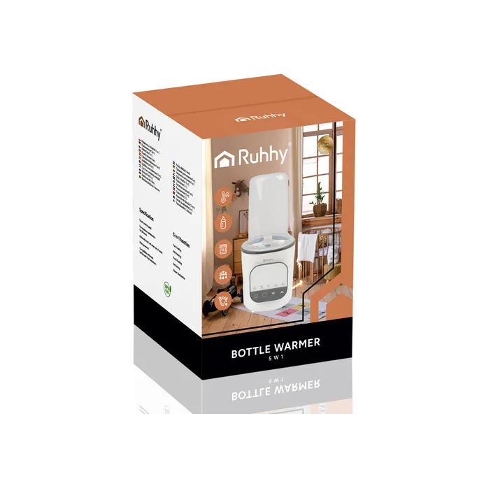 zbliżenie na panel sterowania podgrzewacza do butelek ruhhy 25962