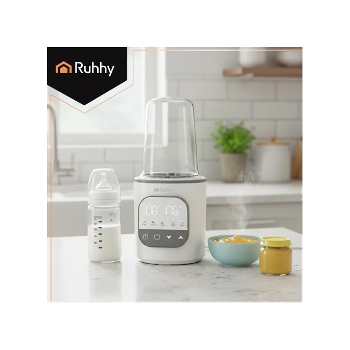 zbliżenie na wyświetlacz temperatury podgrzewacza ruhhy