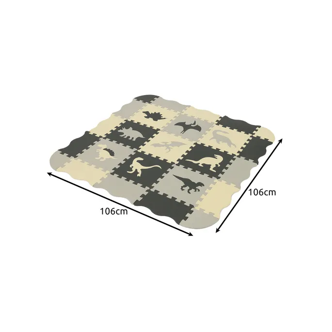 Widok całej maty piankowej Kruzzel 25785 po złożeniu