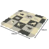 Widok całej maty piankowej Kruzzel 25785 po złożeniu