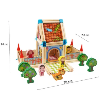 Elementy klocków Kruzzel podczas łączenia ze sobą