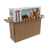 dziecięce autka do zabawy w różnych kolorach w rzędzie