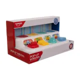 zbliżenie na mechanizm z przyciskiem aktywującym pojazd